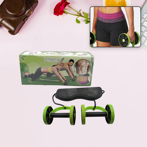 7246 Professional Fitness Imported Ab Builder Ab Care Xtreme Fitness Resistance Exerciser Resistance Tube Ab Slimmer Rope Exerciser Body Building Home Gym Trainer for Both Men & Women (1 Pc)