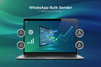 generate seo ranking engaging product image for Discover Whatsapp Bulk Sender, a top-selling digital product for entrepreneurs & learners. Immediate access, trending resources, best rate, and high-demand for 2025. Boost your skills or business with premium quality!