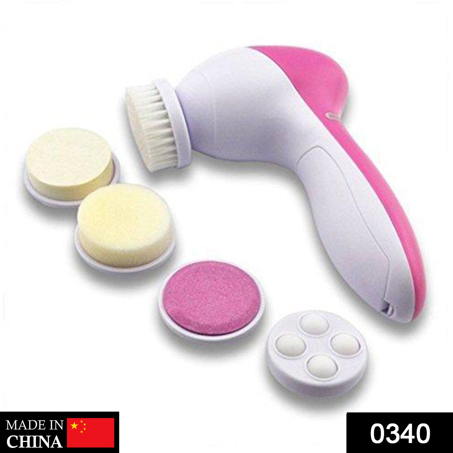 340 -5-in-1 Smoothing Body & Facial Massager (Pink) bhavnagar mall