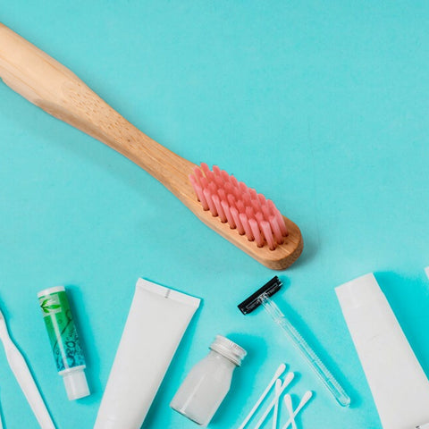 13016 Bamboo Wooden Toothbrush Soft Bristles Toothbrush Wooden Child Bamboo Toothbrush Biodegradable Manual Toothbrush for Adult, Kids (2 Pc With Cover)