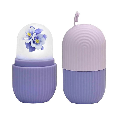BEAUTY ICE ROLLER FOR FACE MASSAGER & EYE REUSABLE FACE ROLLERS FACIAL ROLLER ( Purple Color)