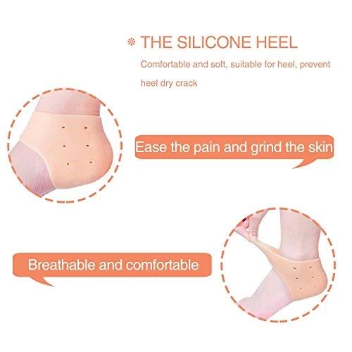 339 Moisturizing Skin Softening Silicone Gel for Dry Cracked Heel Repair (Multicolour) bhavnagar mall
