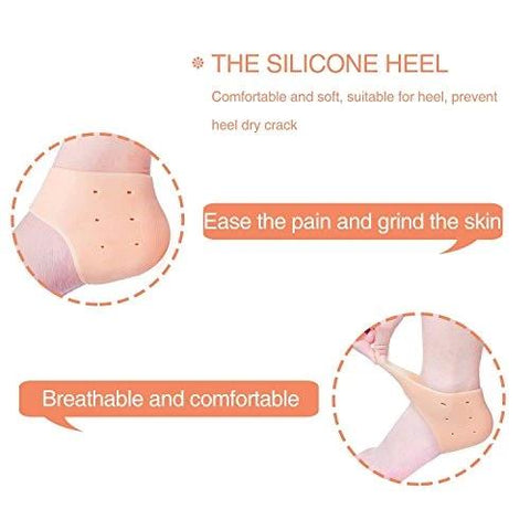339 Moisturizing Skin Softening Silicone Gel for Dry Cracked Heel Repair (Multicolour) bhavnagar mall