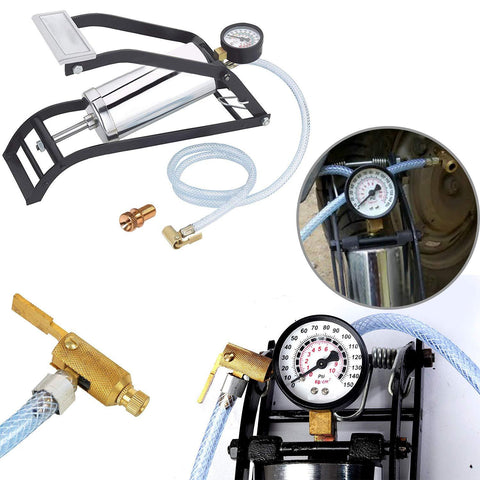 522 Heavy Steel Body Foot Pump 