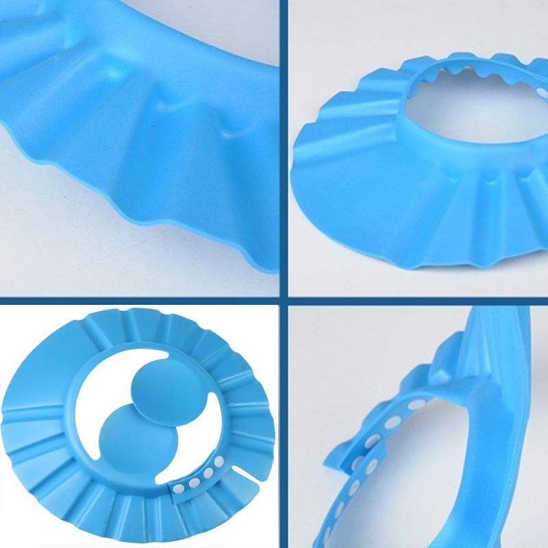 0378 Adjustable Safe Soft Baby Shower cap bhavnagar mall