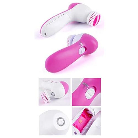 340 -5-in-1 Smoothing Body & Facial Massager (Pink) bhavnagar mall