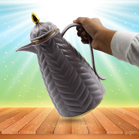 5891  Insulated Tea Kettle Hot and Cold Premium Tea Kettle 1Ltr Kettle | Easy to Carry | Leak Proof | Tea Jug | Coffee Jug | Water Jug | Hot Beverages