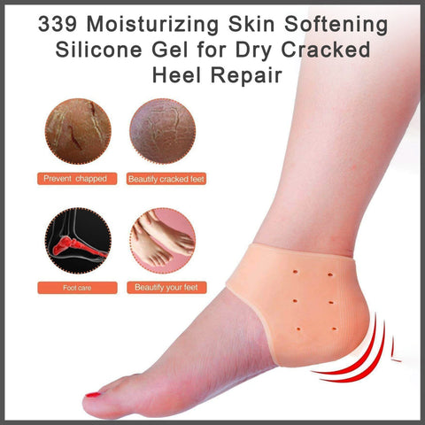 339 Moisturizing Skin Softening Silicone Gel for Dry Cracked Heel Repair (Multicolour) bhavnagar mall