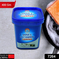 7264 Oven And Cookware Cleaner | Oven And Cookware Cleaner Powder | Stainless Steel Cleaning Powder | Remove Stains from Pots Pans Multi-Purpose Cleaner & Removes Household Clean Universal Cleaning Powder for Removing Rust