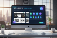 generate seo ranking engaging product image for Discover Wordpress Themes &amp; Plugins, a top-selling digital product for entrepreneurs &amp; learners. Immediate access, trending resources, best rate, and high-demand for 2025. Boost your skills or business with premium quality!